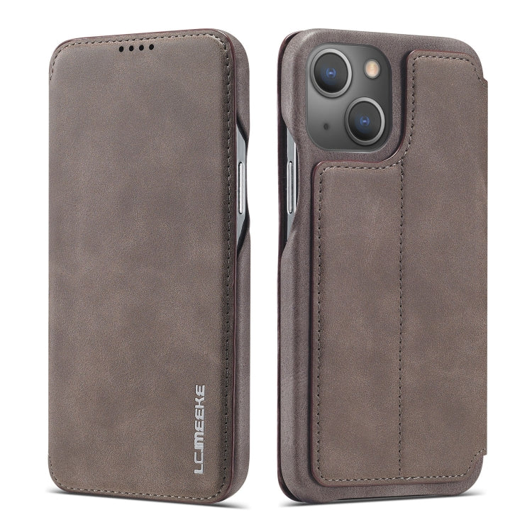 LC.IMEEKE Hon Ancient Series Custodia orizzontale in pelle a conchiglia con supporto e slot per schede, For iPhone 13 mini, For iPhone 13, For iPhone 13 Pro, For iPhone 13 Pro Max
