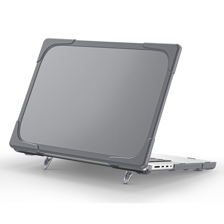 Custodia protettiva per laptop in TPU + PC a due colori, For MacBook Pro 14.2 inch A2442 2021
