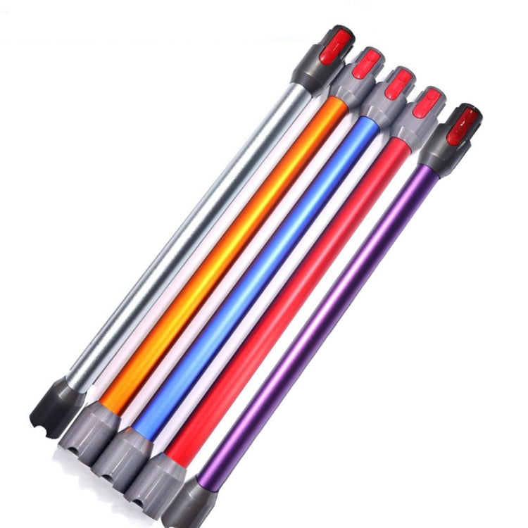 Tubo dritto in metallo per asta di prolunga per aspirapolvere, Straight Pipe(Orange), Straight Pipe(Blue), al Straight Pipe(Purple), Straight Pipe(Silver)