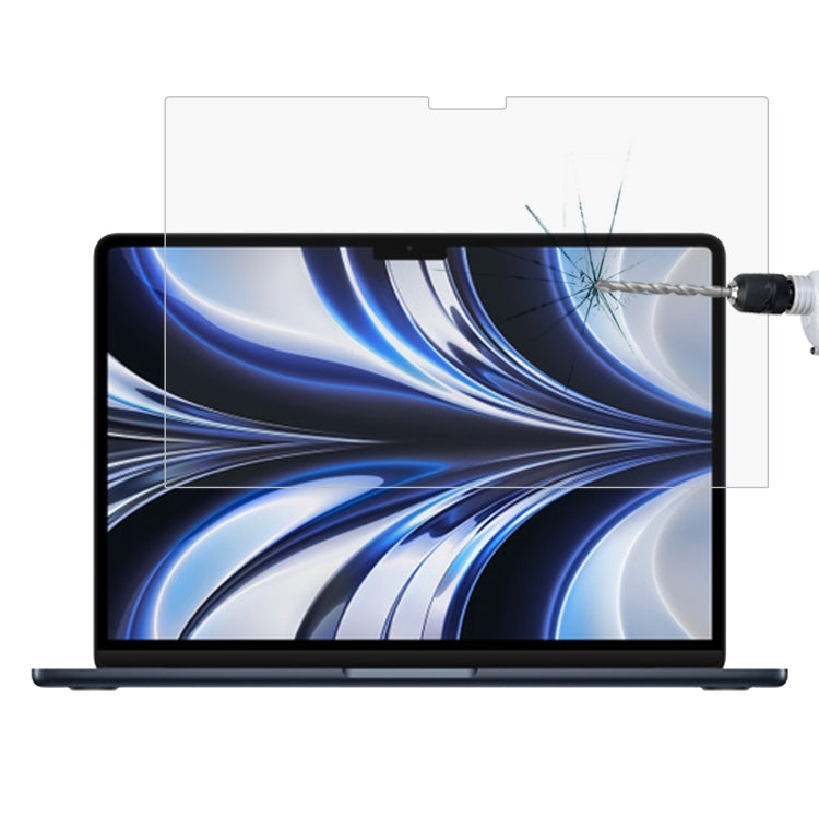 Pellicola in vetro temperato antideflagrante 9H per MacBook Air 13.6, 1 PC, 2 PCS, 25 PCS