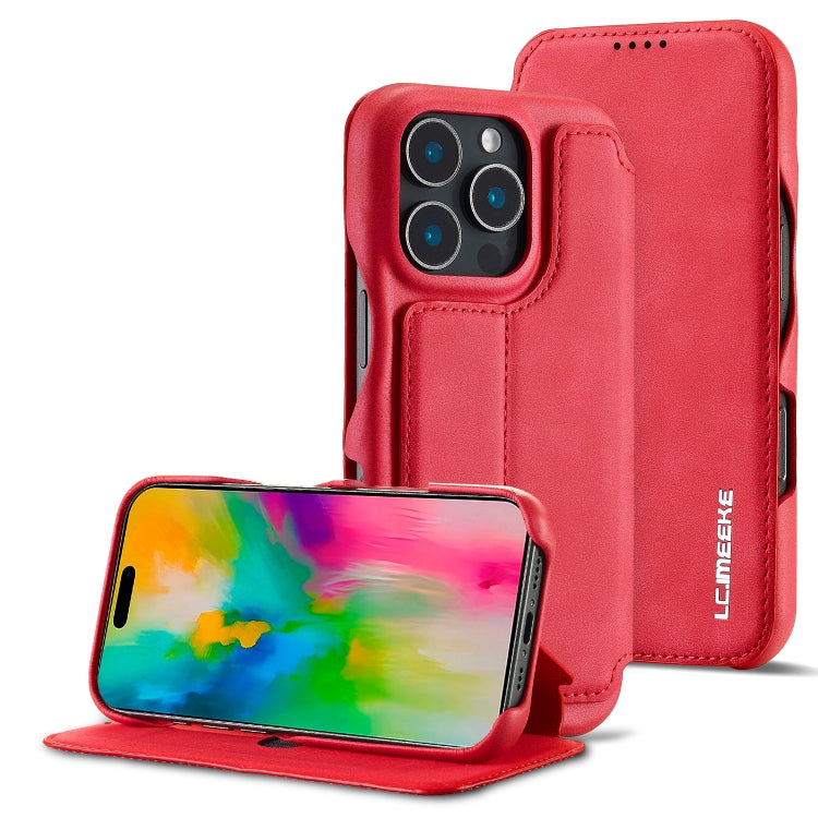 LC.IMEEKE Custodia per cellulare in pelle con vibrazione Hon Ancient Series, For iPhone 16 Pro Max, For iPhone 16 Pro, For iPhone 16 Plus, For iPhone 16