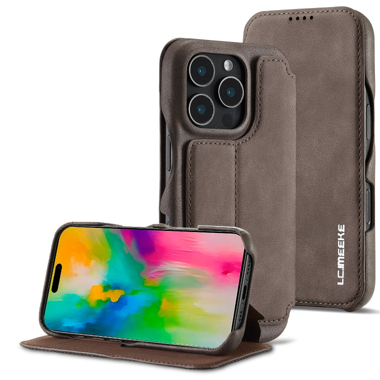 LC.IMEEKE Custodia per cellulare in pelle con vibrazione Hon Ancient Series, For iPhone 16 Pro Max, For iPhone 16 Pro, For iPhone 16 Plus, For iPhone 16