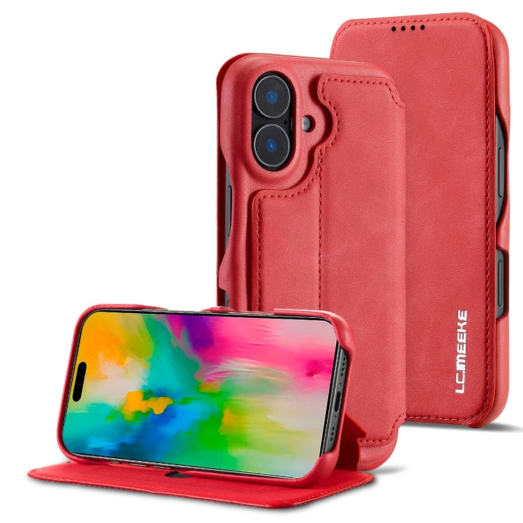 LC.IMEEKE Custodia per cellulare in pelle con vibrazione Hon Ancient Series, For iPhone 16 Pro Max, For iPhone 16 Pro, For iPhone 16 Plus, For iPhone 16