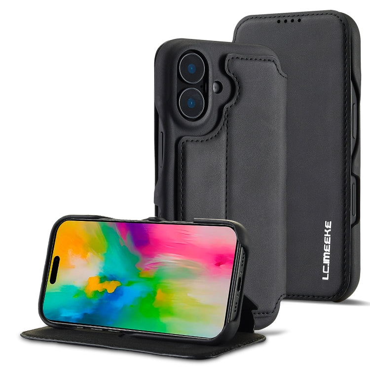 LC.IMEEKE Custodia per cellulare in pelle con vibrazione Hon Ancient Series, For iPhone 16 Pro Max, For iPhone 16 Pro, For iPhone 16 Plus, For iPhone 16