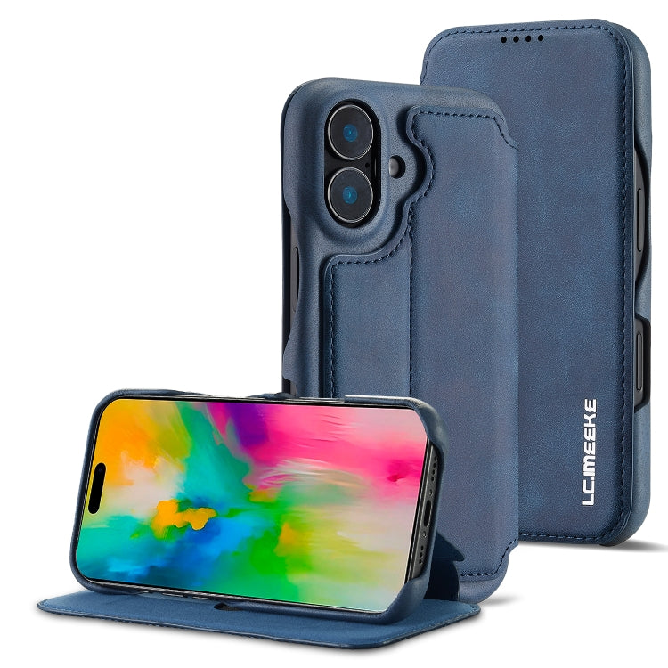 LC.IMEEKE Custodia per cellulare in pelle con vibrazione Hon Ancient Series, For iPhone 16 Pro Max, For iPhone 16 Pro, For iPhone 16 Plus, For iPhone 16