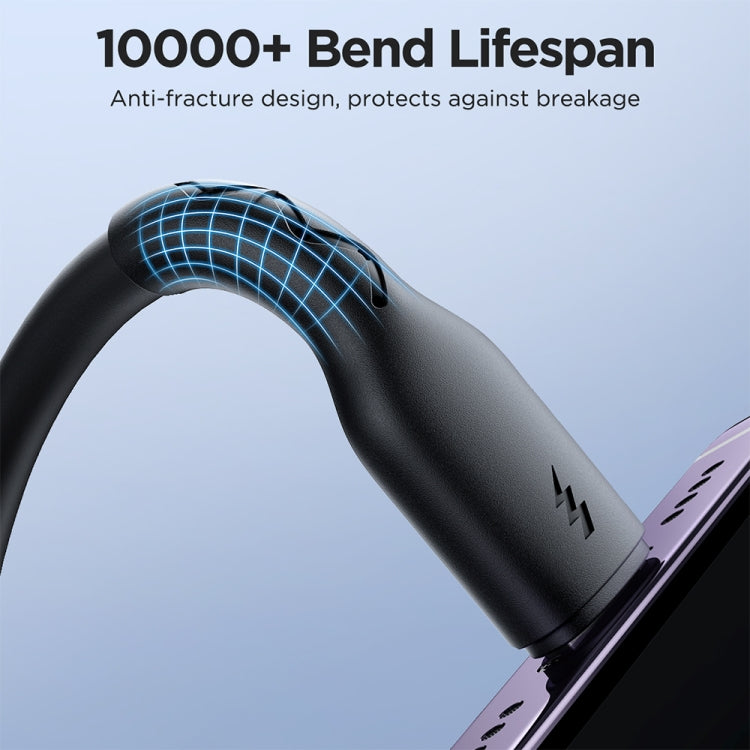 JOYROOM SA38-AC3 Cavo dati di ricarica rapida a spirale da USB a USB-C / Type-C 3A, USB to USB-C / Type-C