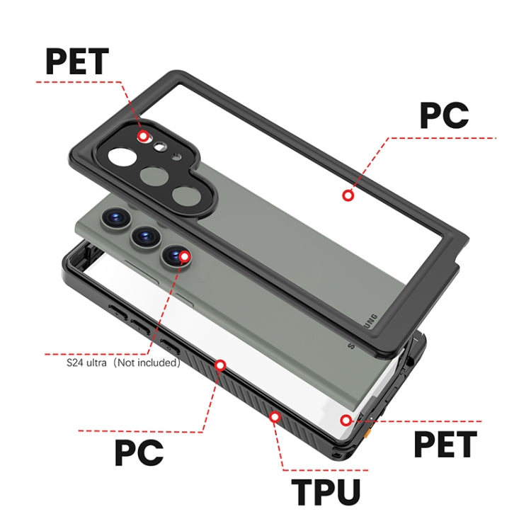 Custodia impermeabile per telefono RedPepper IP68, For Samsung Galaxy S24 Ultra 5G, For Samsung Galaxy S24+ 5G, For Samsung Galaxy S24 5G