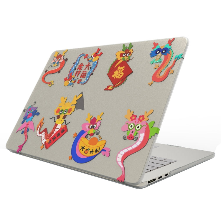Custodia protettiva satinata per laptop con motivo stampato UV, For MacBook Air 13.3 A1932 / A2179 / A2337