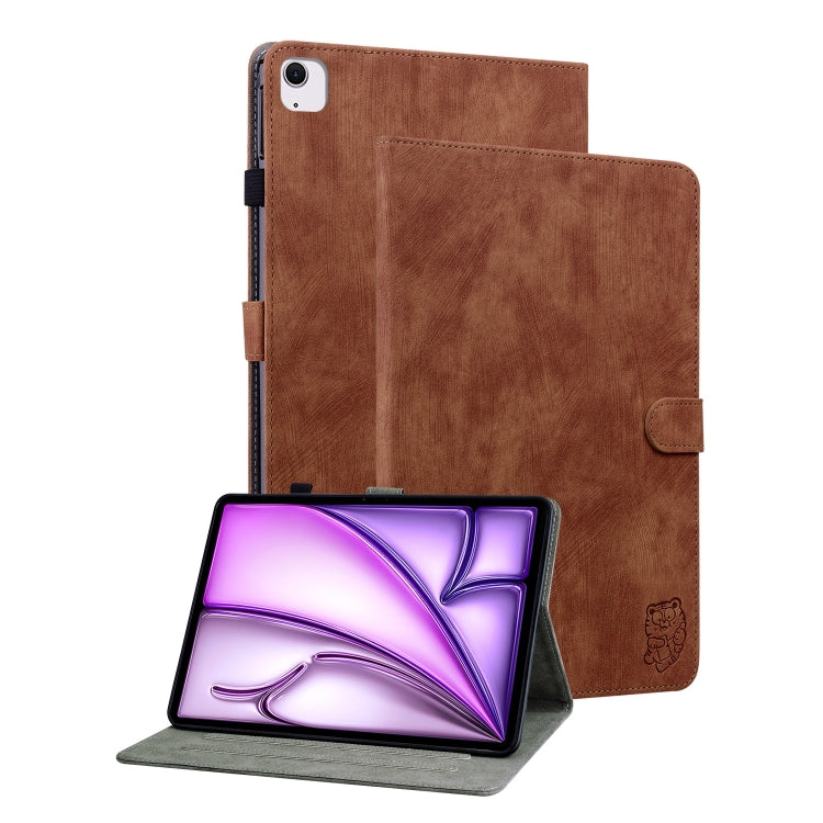 Custodia per tablet in pelle con motivo tigre goffrato, For iPad Air 11 2025 / 2024, For iPad Air 13 2025 / 2024, For iPad Pro 11 2024