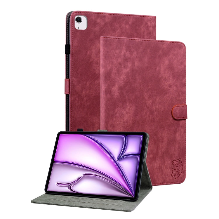 Custodia per tablet in pelle con motivo tigre goffrato, For iPad Air 11 2025 / 2024, For iPad Air 13 2025 / 2024, For iPad Pro 11 2024