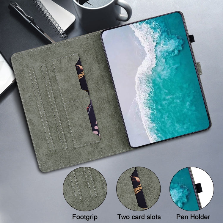 Custodia per tablet in pelle con motivo tigre goffrato, For iPad Air 11 2025 / 2024, For iPad Air 13 2025 / 2024, For iPad Pro 11 2024