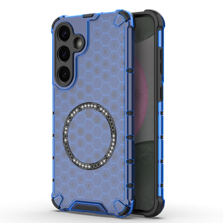 Custodia Antiurto con Anello Magnetico a Nido d’Ape – Protezione Evoluta con Stile per Galaxy S25