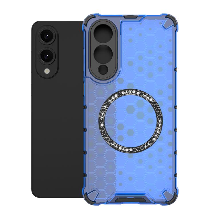 Custodia Antiurto con Anello Magnetico a Nido d’Ape – Protezione Evoluta con Stile per Galaxy S25
