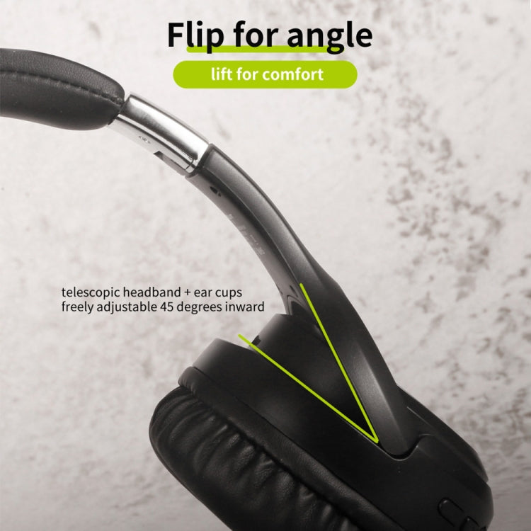 Auricolare musicale stereo Bluetooth con fascia pieghevole ZEALOT B28 con display