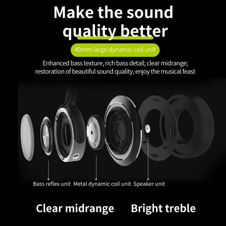 Auricolare musicale stereo Bluetooth con fascia pieghevole ZEALOT B28 con display