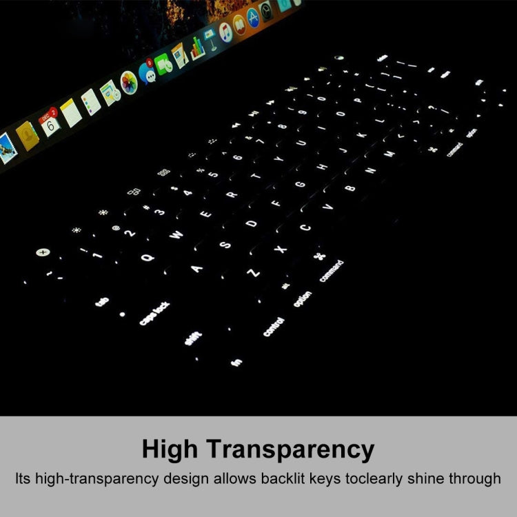 ENKAY Cover protettiva per tastiera in TPU per MacBook Pro con Touch Bar da 13,3 pollici (A1706/A1989/A2159)/15,4 pollici (A1707/A1990) Versione Europa, For 2016 MacBook Pro