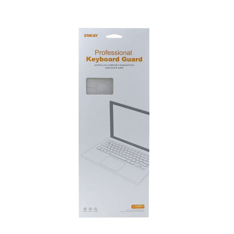 ENKAY Cover protettiva per tastiera in TPU per MacBook Pro con Touch Bar da 13,3 pollici (A1706/A1989/A2159)/15,4 pollici (A1707/A1990) Versione Europa, For 2016 MacBook Pro