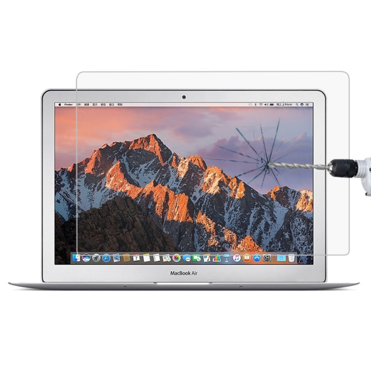 Pellicola in vetro temperato antideflagrante HD con durezza superficiale 9H per MacBook Air 13,3 pollici (A1369 / A1466), For MacBook Air 13.3 inch (A1369 / A1466)
