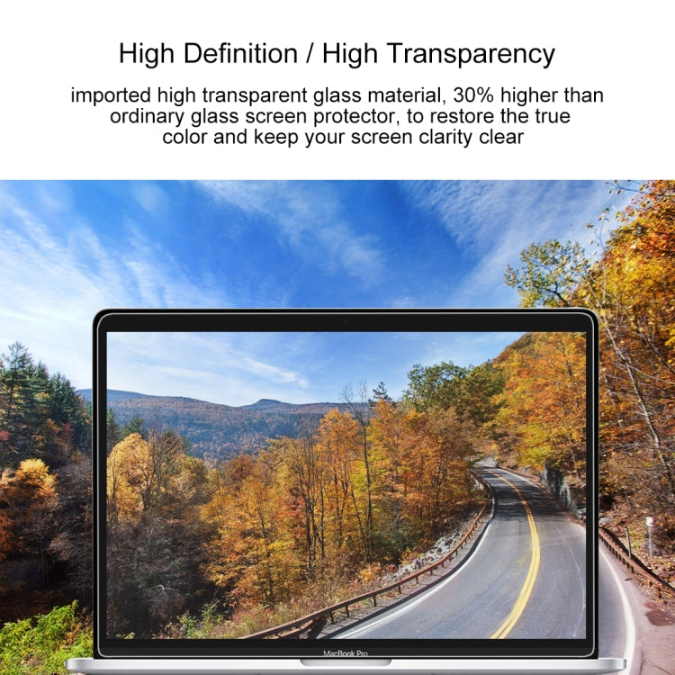 Pellicola in vetro temperato antideflagrante HD con durezza superficiale 9H per MacBook Air 13,3 pollici (A1369 / A1466), For MacBook Air 13.3 inch (A1369 / A1466)