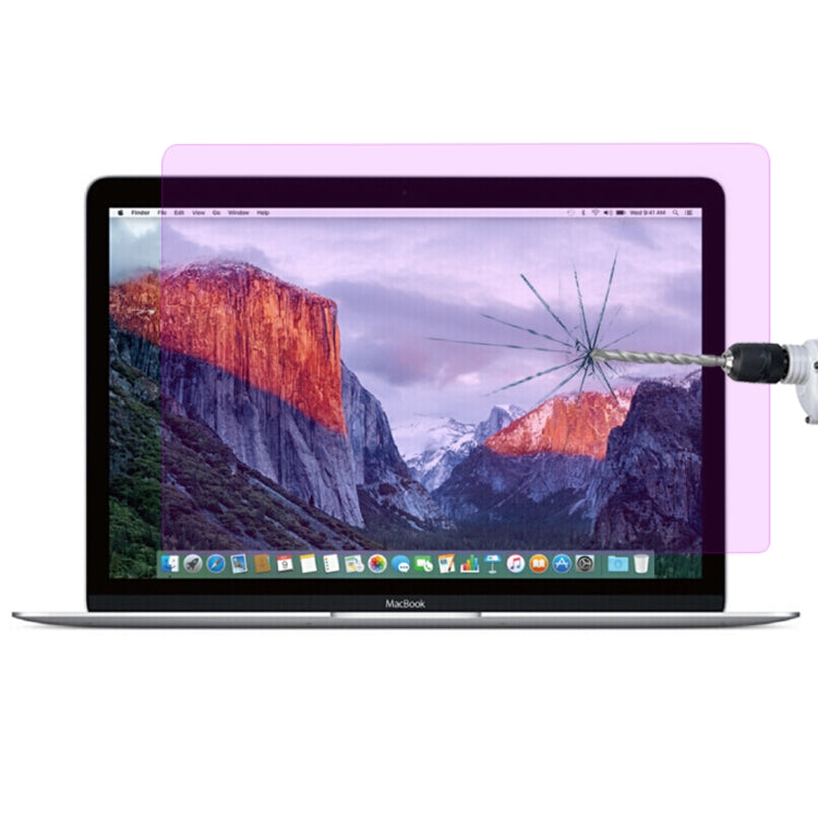 Pellicola in vetro temperato antideflagrante HD con durezza superficiale 9H per MacBook Retina da 12 pollici (A1534), For MacBook Retina 12 inch (A1534)