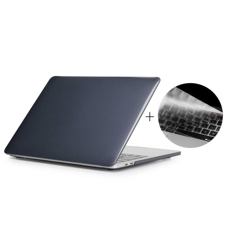 ENKAY Hat-Prince 2 in 1 Custodia protettiva in plastica rigida con guscio di cristallo + Versione europea Cover protettiva per tastiera in TPU ultrasottile per MacBook Pro 2016 da 15,4 pollici con Touch Bar (A1707), 15.4 inch with Touch Bar Europe Version