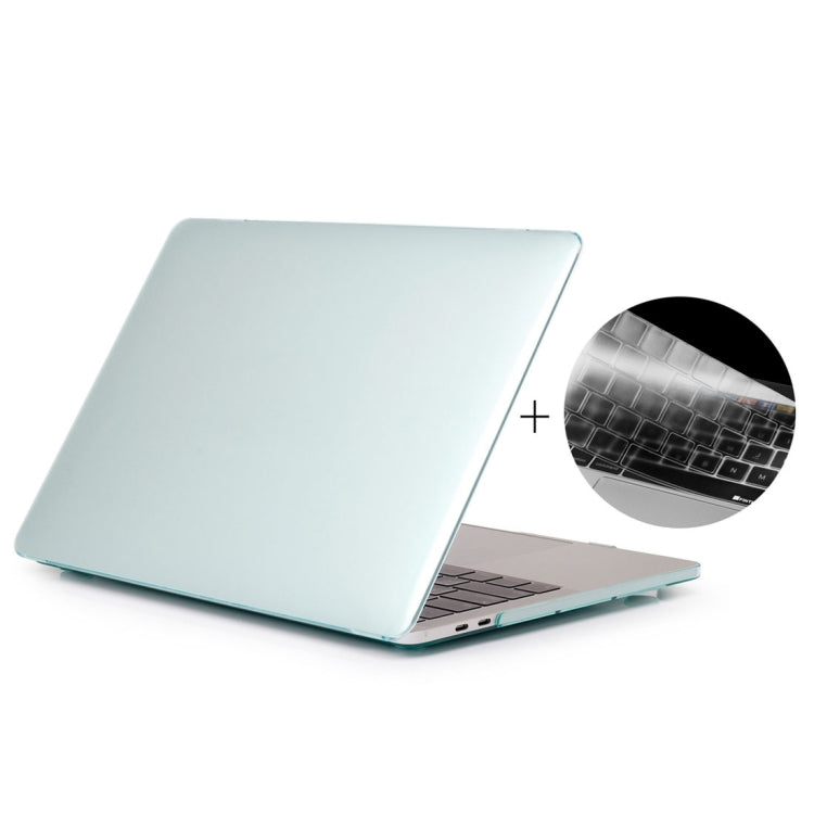 ENKAY Hat-Prince 2 in 1 Custodia protettiva in plastica rigida con guscio di cristallo + Versione europea Cover protettiva per tastiera in TPU ultrasottile per MacBook Pro 2016 da 15,4 pollici con Touch Bar (A1707), 15.4 inch with Touch Bar Europe Version