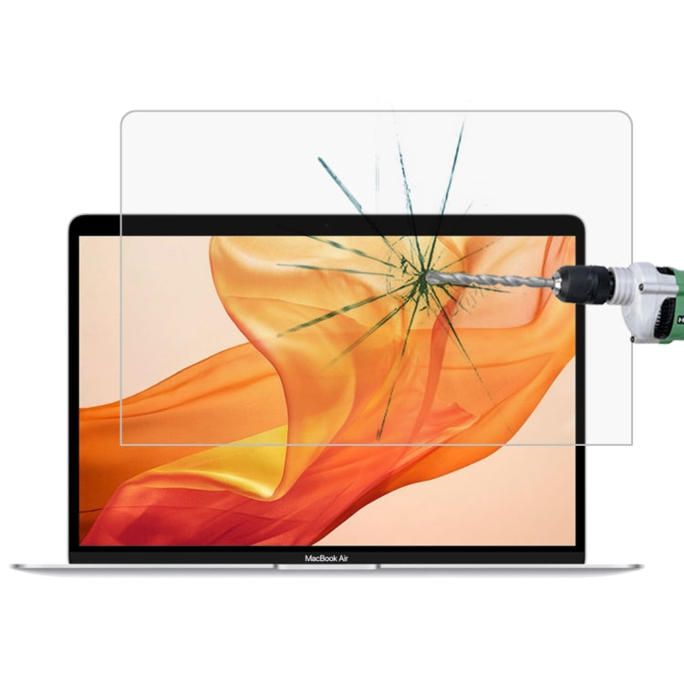 Pellicola in vetro temperato antideflagrante con durezza superficiale 0,26 mm 9H per MacBook Air 13.3 (2018), For MacBook Air 13.3 (2018)