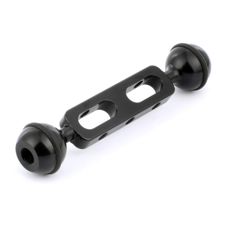 Braccio a doppia sfera in lega di alluminio PULUZ da 5,1 pollici e 13 cm, diametro della sfera: 25 mm, 5.1 inch (Black), 5.1 inch (Red)
