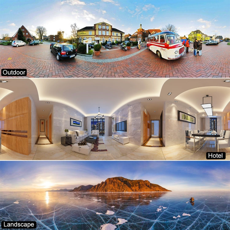 PULUZ Testa panoramica elettronica con rotazione di 360 gradi con telecomando per smartphone, GoPro, fotocamere DSLR, Pano Head