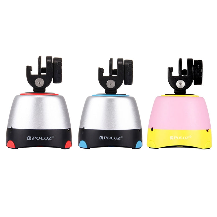 PULUZ Testa panoramica elettronica con rotazione di 360 gradi con telecomando per smartphone, GoPro, fotocamere DSLR, Pano Head