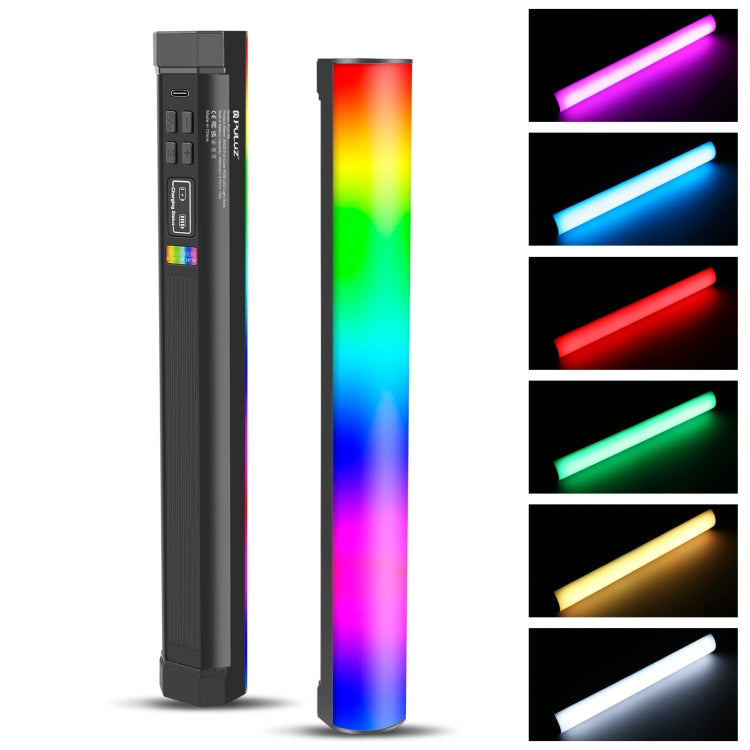 PULUZ Luce di riempimento a LED magnetica a colori RGB portatile per foto da 30 cm, 30cm Magnetic LED Fill Light