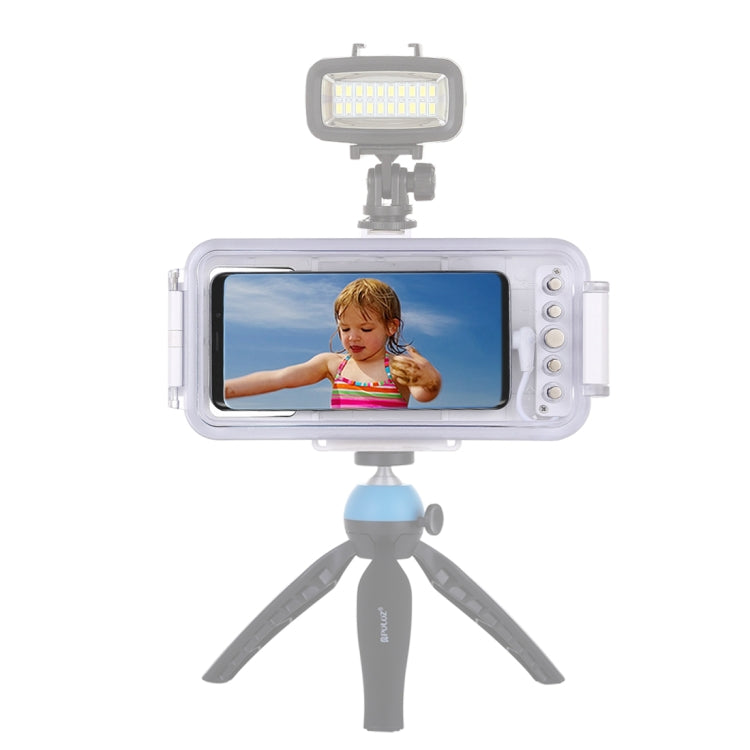 PULUZ 45m/147ft Custodia Subacquea Impermeabile Foto Video Scattare Foto Subacquee Cover per Smartphone Galaxy, Huawei, Xiaomi, Google Android OTG con Porta Type-C, Universal Case for Type-C Port Phones