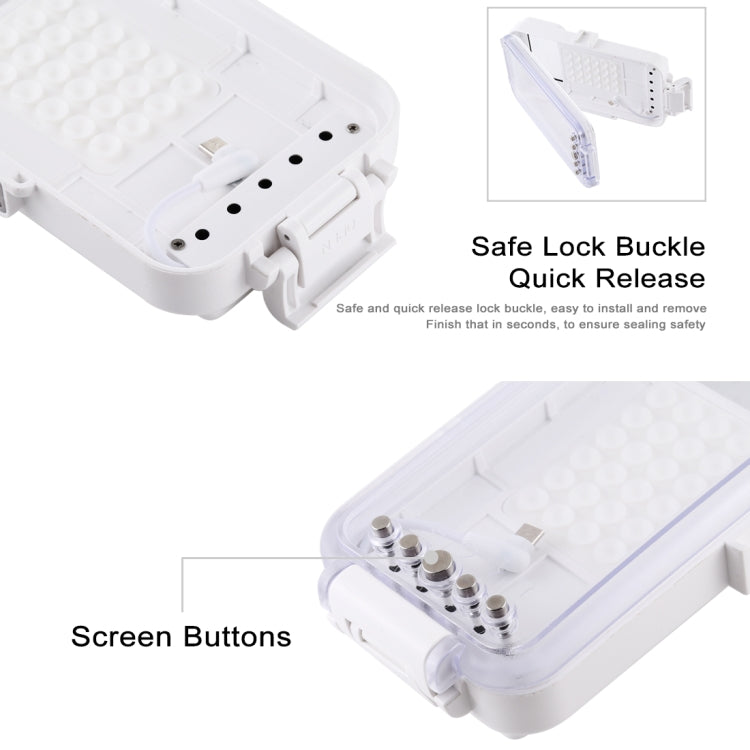 PULUZ 45m/147ft Custodia Subacquea Impermeabile Foto Video Scattare Foto Subacquee Cover per Smartphone Galaxy, Huawei, Xiaomi, Google Android OTG con Porta Type-C, Universal Case for Type-C Port Phones