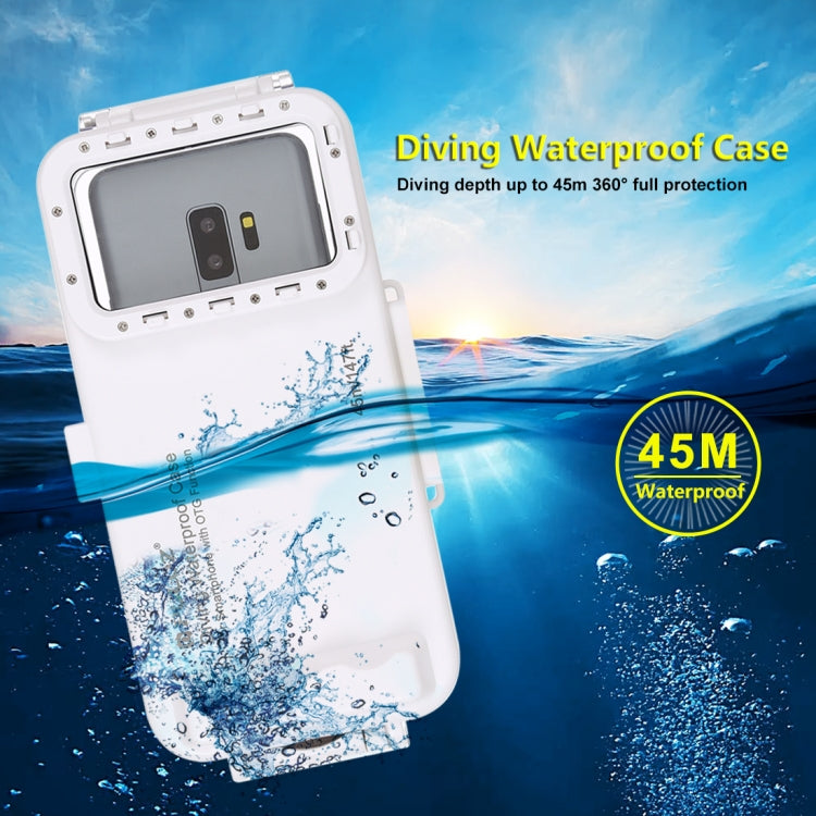 PULUZ 45m/147ft Custodia Subacquea Impermeabile Foto Video Scattare Foto Subacquee Cover per Smartphone Galaxy, Huawei, Xiaomi, Google Android OTG con Porta Type-C, Universal Case for Type-C Port Phones