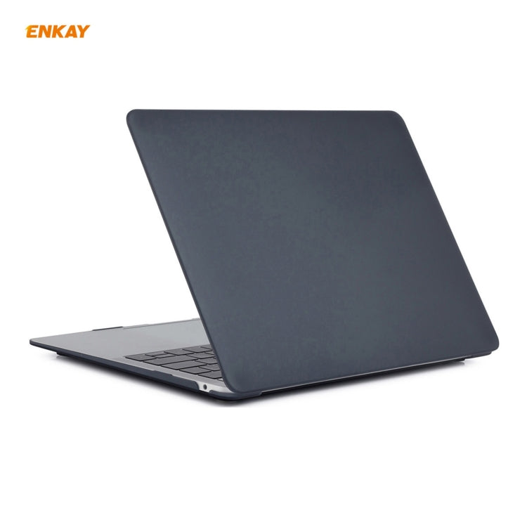 ENKAY Custodia protettiva per laptop opaca 3 in 1 + Pellicola per tastiera in TPU versione UE + Set di tappi antipolvere per MacBook Air 13,3 pollici A2179 e A2337 (2020), For MacBook Air 13.3 inch A2179 (2020)