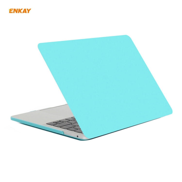 ENKAY Custodia protettiva per laptop opaca 3 in 1 + Pellicola per tastiera in TPU versione UE + Set di tappi antipolvere per MacBook Pro 13,3 pollici A2251 & A2289 & A2338 (con Touch Bar), For MacBook Pro 13.3 inch A2251 (with Touch Bar)