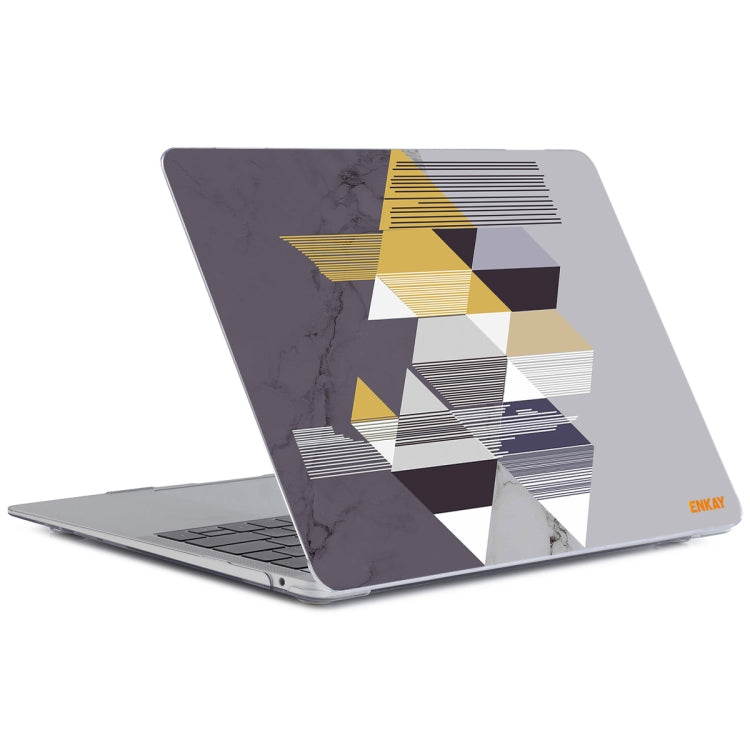 ENKAY Hat-Prince Geometry Pattern Laotop Custodia protettiva in cristallo per MacBook Pro 16 pollici A2141, For MacBook Pro 16 inch A2141