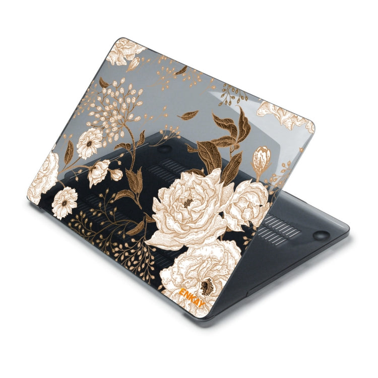 ENKAY Vintage Pattern Series Laotop Custodia protettiva in cristallo per MacBook Pro 13,3 pollici A2251 / A2289 / A2338 2020, For MacBook Pro 13.3 inch A2251 / A2289 / A2338 2020