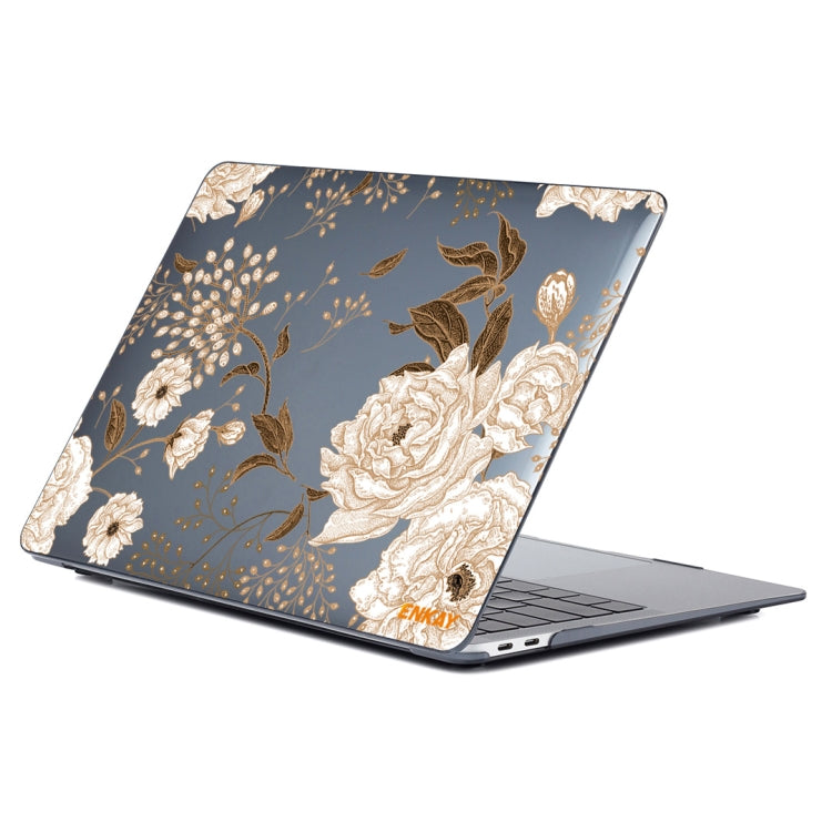 ENKAY Vintage Pattern Series Laotop Custodia protettiva in cristallo per MacBook Pro 13,3 pollici A2251 / A2289 / A2338 2020, For MacBook Pro 13.3 inch A2251 / A2289 / A2338 2020