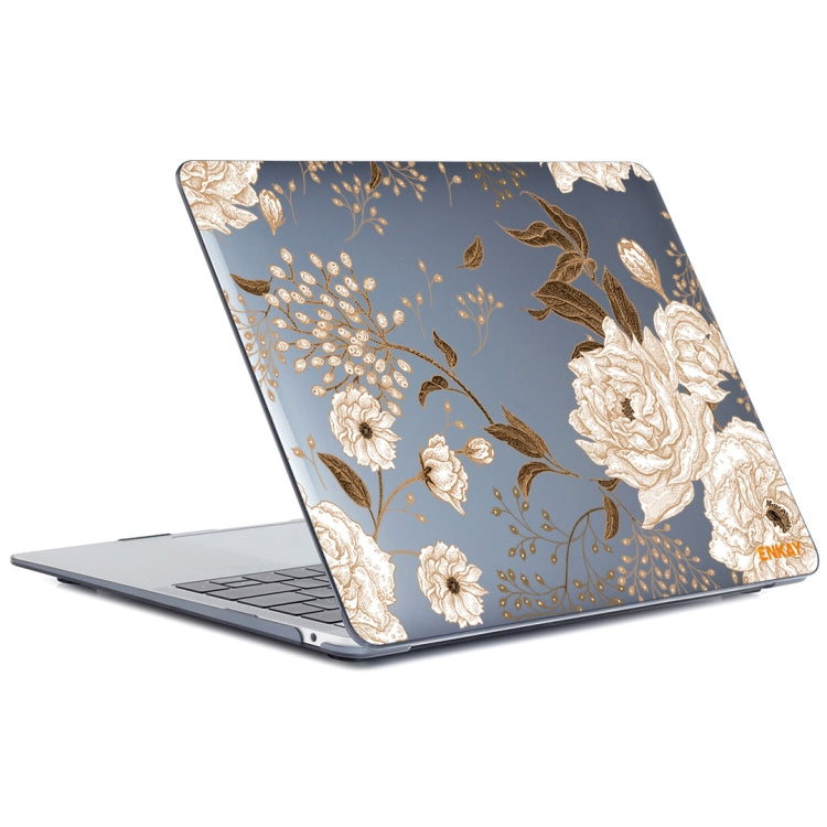 ENKAY Vintage Pattern Series Laotop Custodia protettiva in cristallo per MacBook Pro 13,3 pollici A2251 / A2289 / A2338 2020, For MacBook Pro 13.3 inch A2251 / A2289 / A2338 2020
