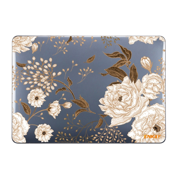 ENKAY Vintage Pattern Series Laotop Custodia protettiva in cristallo per MacBook Pro 13,3 pollici A2251 / A2289 / A2338 2020, For MacBook Pro 13.3 inch A2251 / A2289 / A2338 2020