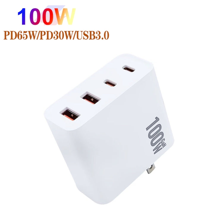GaN 100W Dual USB + Dual USB-C/Type-C Caricabatterie multiporta per la serie Apple MacBook, US Plug, US / EU Plug, US / UK Plug, US / AU Plug, US / EU / UK Plug, US / EU / UK / AU Plug