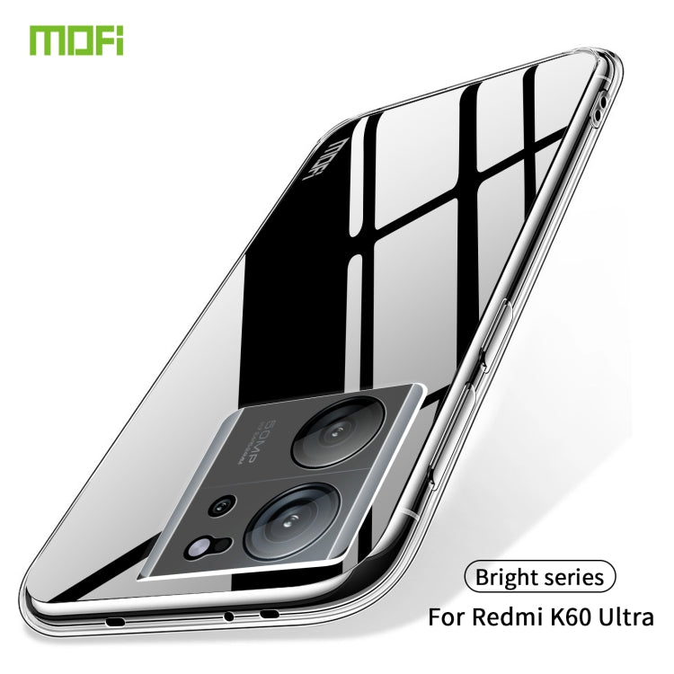 Custodia per telefono in TPU ultrasottile serie MOFI Ming, For Xiaomi 13T/13T Pro /Redmi K60 Ultra, For Xiaomi Redmi 12, For Xiaomi Civi 3, For Xiaomi Redmi K70 / K70 Pro, For Xiaomi Redmi 12R / Note 12R, For Xiaomi Redmi Note 14s