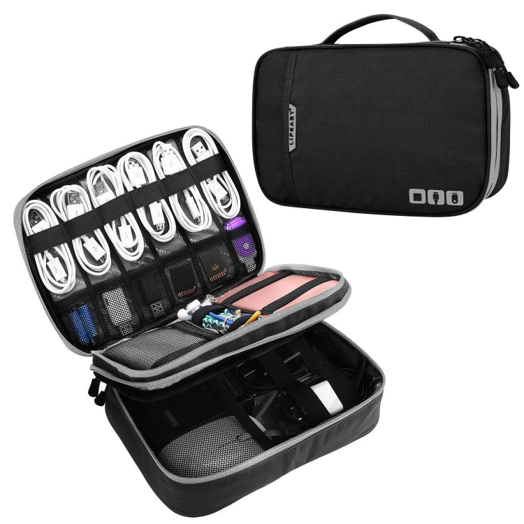 Borsa di archiviazione digitale da viaggio multifunzionale MapleStory, dimensioni:, Small (Black), Small (Gray), Medium (Black), Medium (Gray), Large (Black), Large (Gray)