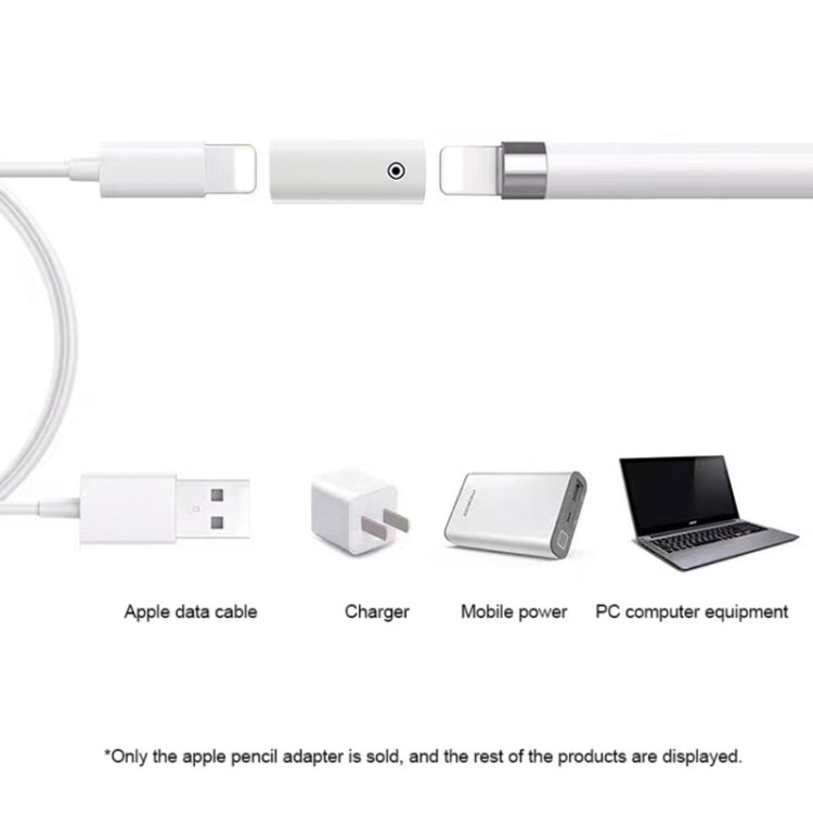 Per convertitore di ricarica stilo per adattatore di ricarica Apple Pencil 1/2, 8Pin Female To Type-C/USB-C Female, 8Pin Female To Female