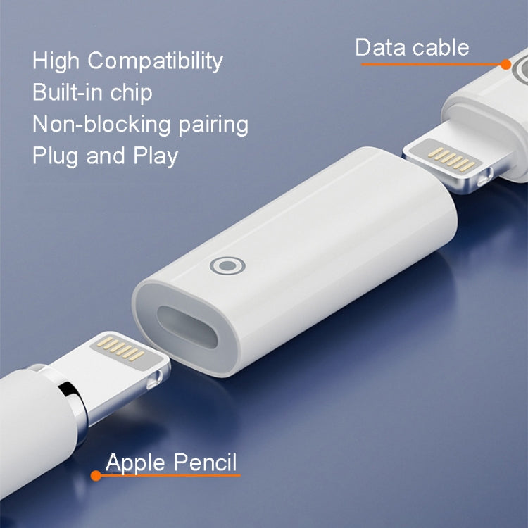 Per convertitore di ricarica stilo per adattatore di ricarica Apple Pencil 1/2, 8Pin Female To Type-C/USB-C Female, 8Pin Female To Female