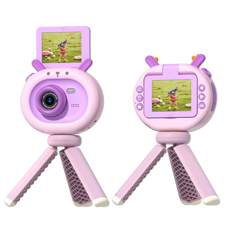 Fotocamera digitale per bambini S2 da 2,4 pollici con schermo ribaltabile a 180 gradi 1080P HD con supporto