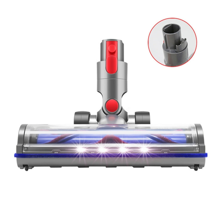 Spazzola per pavimenti a trasmissione diretta antigroviglio a forma di V per aspirapolvere, For Dyson V7 V8 V10 V11, For Dyson V10 Slim / V12, For Dyson G5 Series