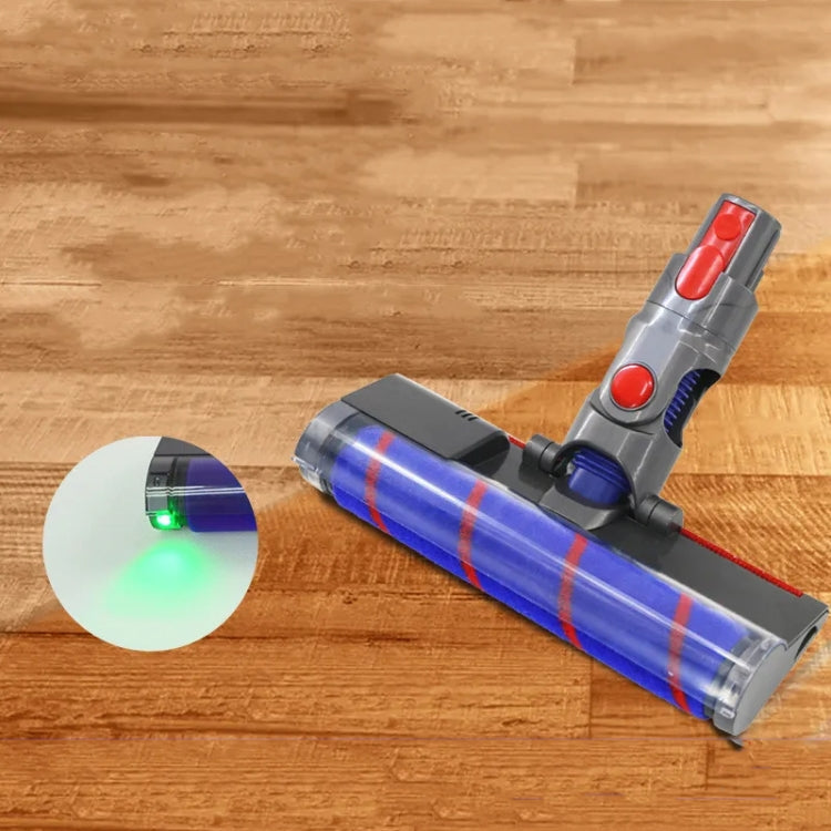 Testa della spazzola per pavimenti dell'aspirapolvere con luce verde, For Dyson V7 / V8 / V10 / V11 / V15+Water Tank, For Dyson V10 Slim V12 Slim, For Dyson V7 V8 V10 V11 V15, For Dyson V10 Slim V12 Slim+Water Tank