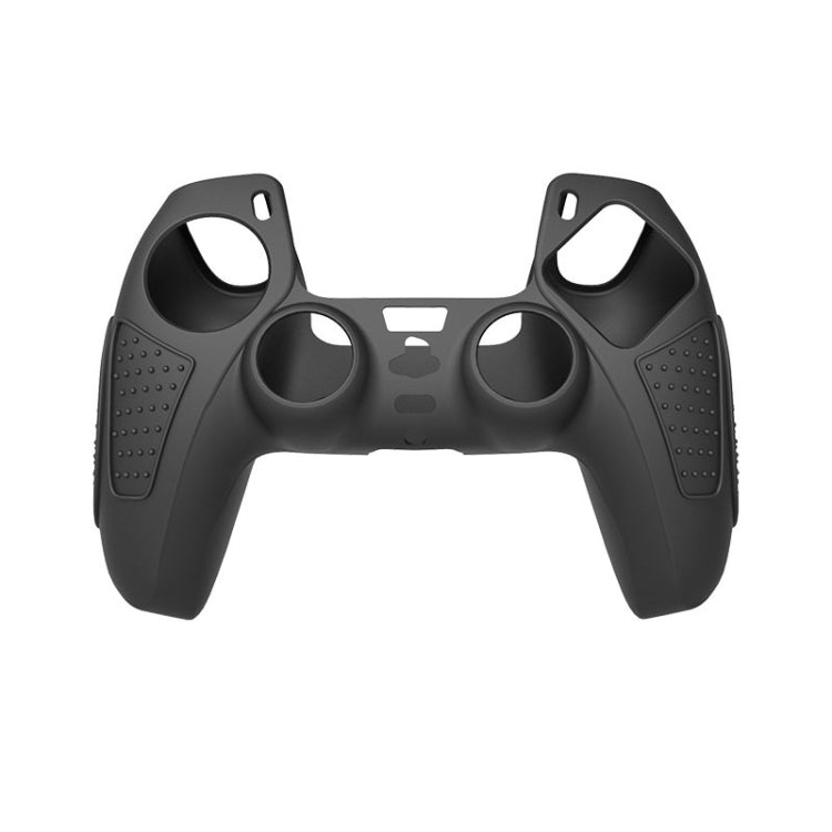 Per PS5 Gamepad Custodia protettiva in silicone Custodia morbida in silicone antiscivolo, White, Blue, Black, White+2 Hats, Blue+2 Hats, Black+2 Hats, White+8 Hats, Blue+8 Hats, Black+8 Hats